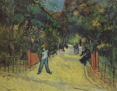 Vincent Van Gogh Entrance to thte Public Park in Arles (nn04) France oil painting art